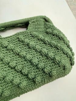 kópia z LOU, Negro Crochet Bolso