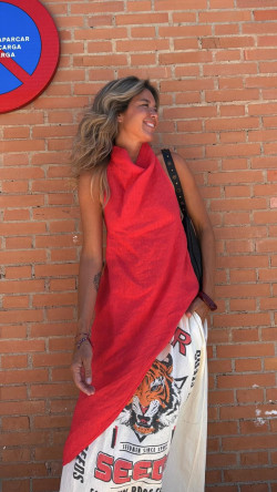 BABER, Rojo fresa top