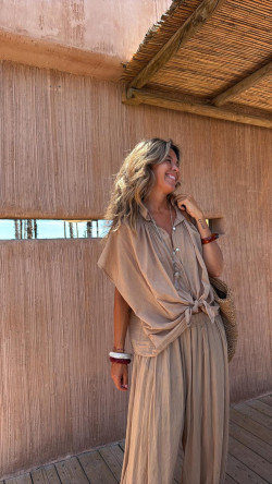 FANCY, Camel Camisa