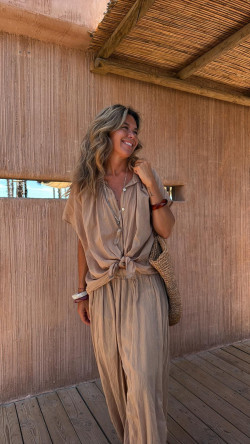 FANCY, Camel Camisa