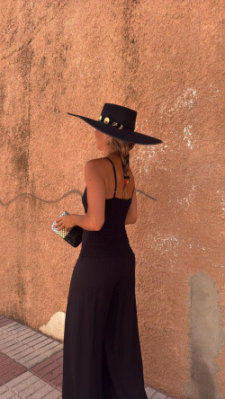CALCUTA negro, mono largo