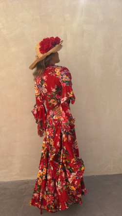 MERIT Conjunto, rojo estampado