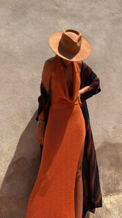 BEQUIA, Caldera Vestido Lurex