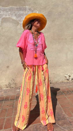 ANIE, Amarillo Cactus Pantalón