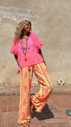 ANIE, Amarillo Cactus Pantalón