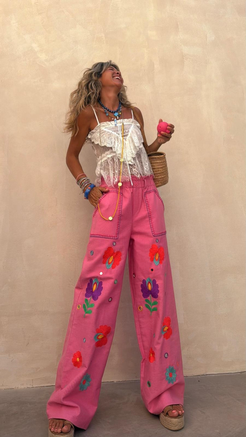 PETETE pantalón vaquero, rosa