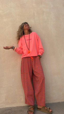 DUKER pantalón teja