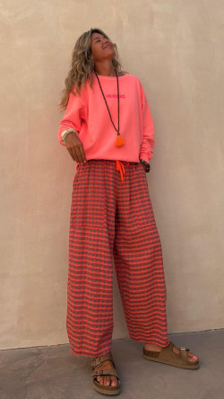 DUKER pantalón teja