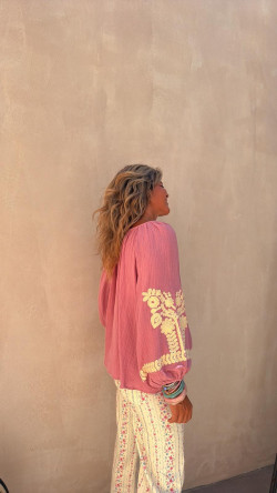 CONDE blusa, rosa empolvado