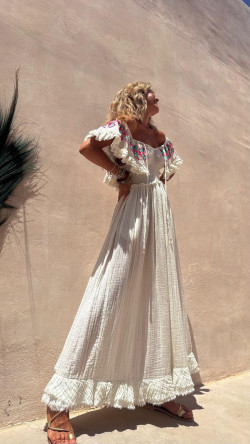 CARIOL, Blanco Vestido