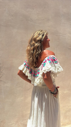 CARIOL, Blanco Vestido
