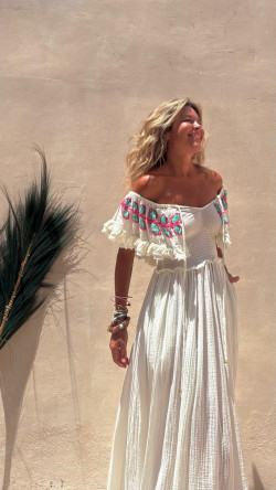 CARIOL, Blanco Vestido