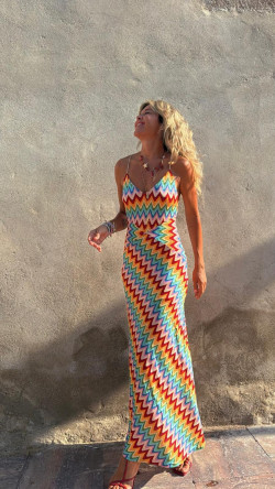 DANIEL multicolor, vestido largo