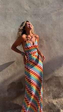 DANIEL multicolor, vestido largo