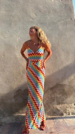 DANIEL multicolor, vestido largo