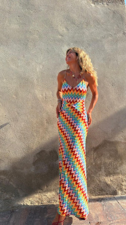 DANIEL multicolor, vestido largo