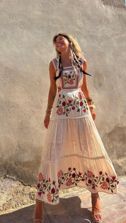 SAVITRI vestido largo