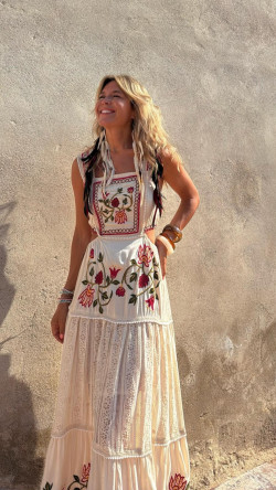 SAVITRI vestido largo