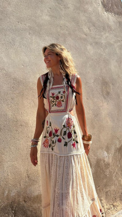 SAVITRI vestido largo