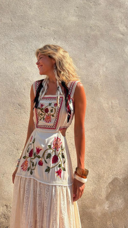 SAVITRI vestido largo