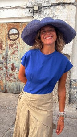 ELECTRA , Azul Eléctrica Camiseta