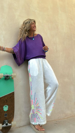 ANTONIA , blusa morada
