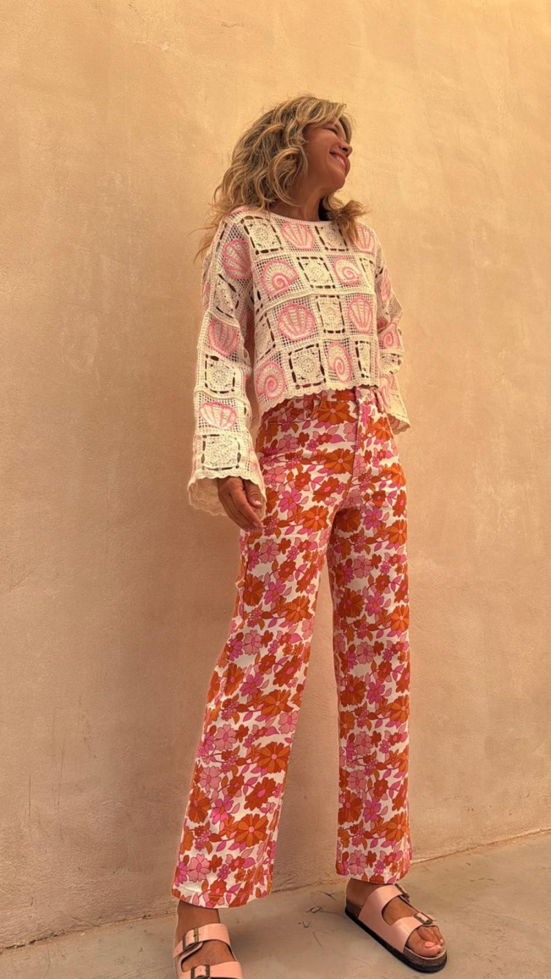 ESTELAR pantalón vaquero  estampado