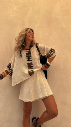 LEONOR blusa, crudo