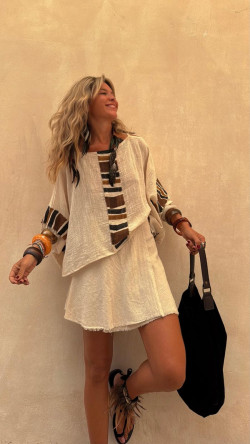 LEONOR blusa, crudo