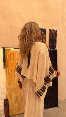 LEONOR blusa, crudo