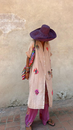 DANIS, Beige Camisa larga