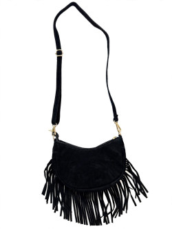 MALU negro, bolso de piel