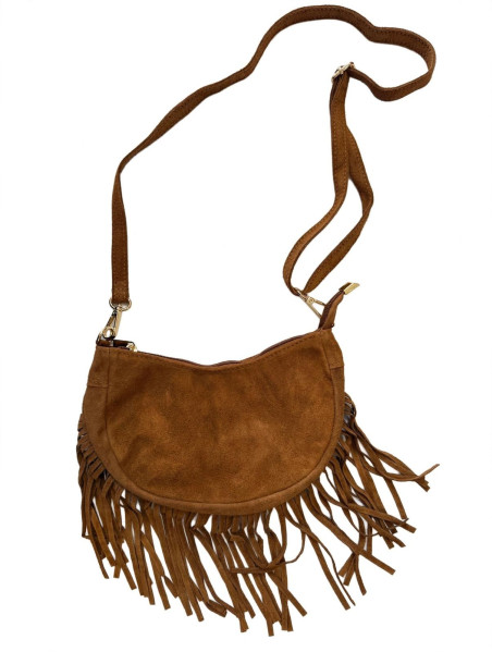 MALU marrón, bolso ante