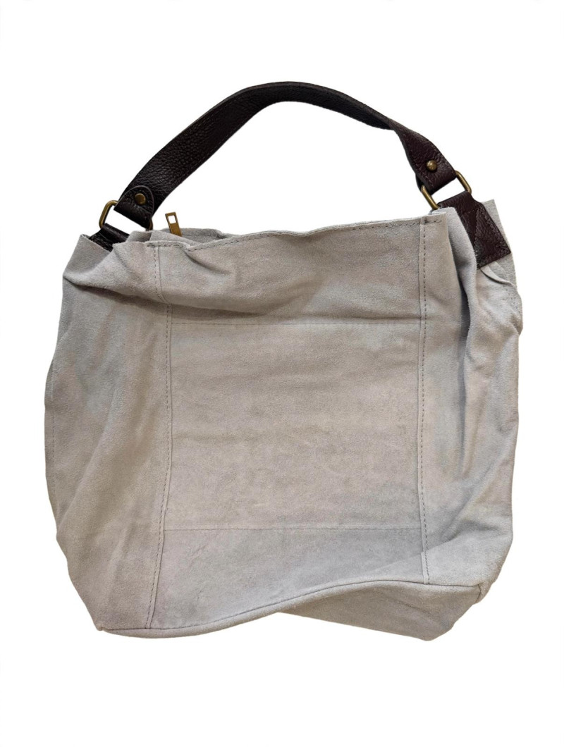 FANY, Gris Bolso Piel