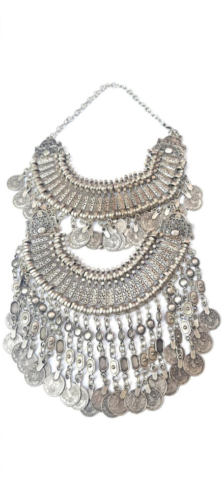 AISHA collar plateado