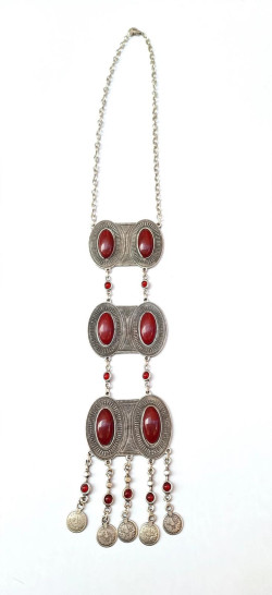 HORUS , collar  burdeos