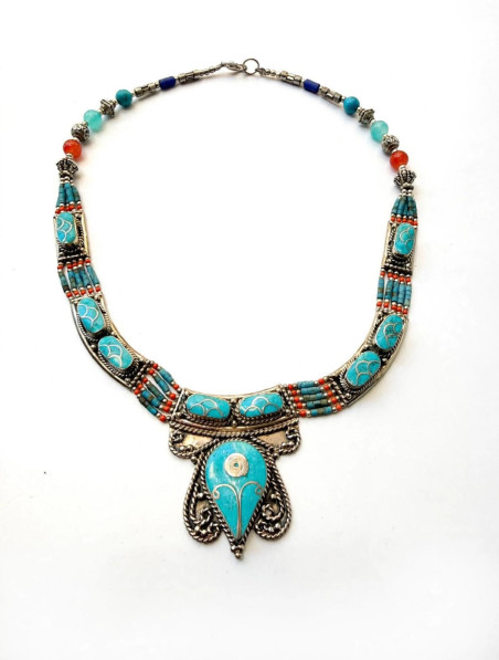 TILOS collar plateado