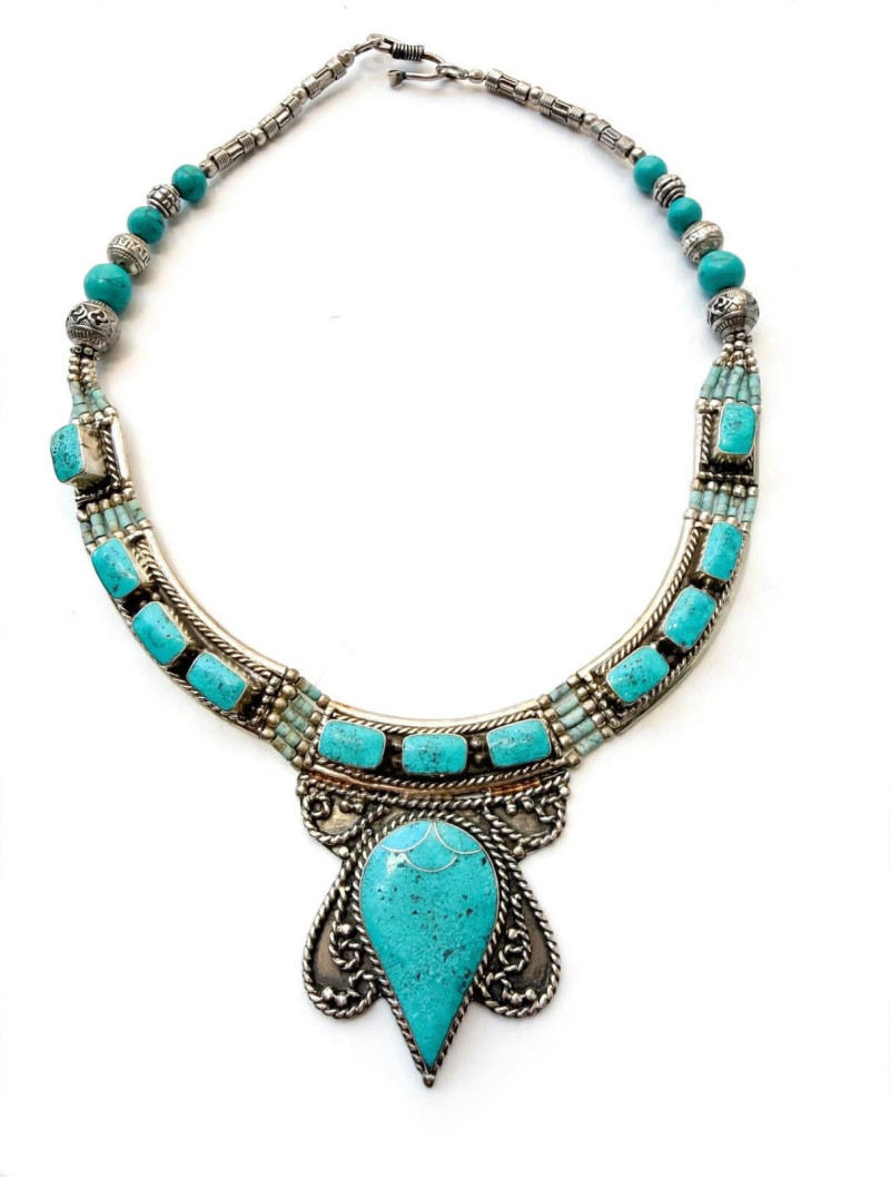 TOMEU collar plateado