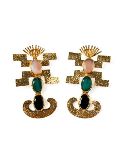 INDEX pendientes dorados