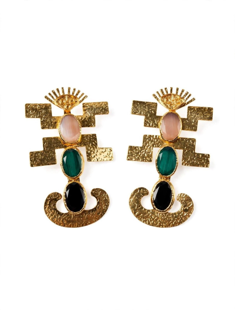 INDEX pendientes dorados