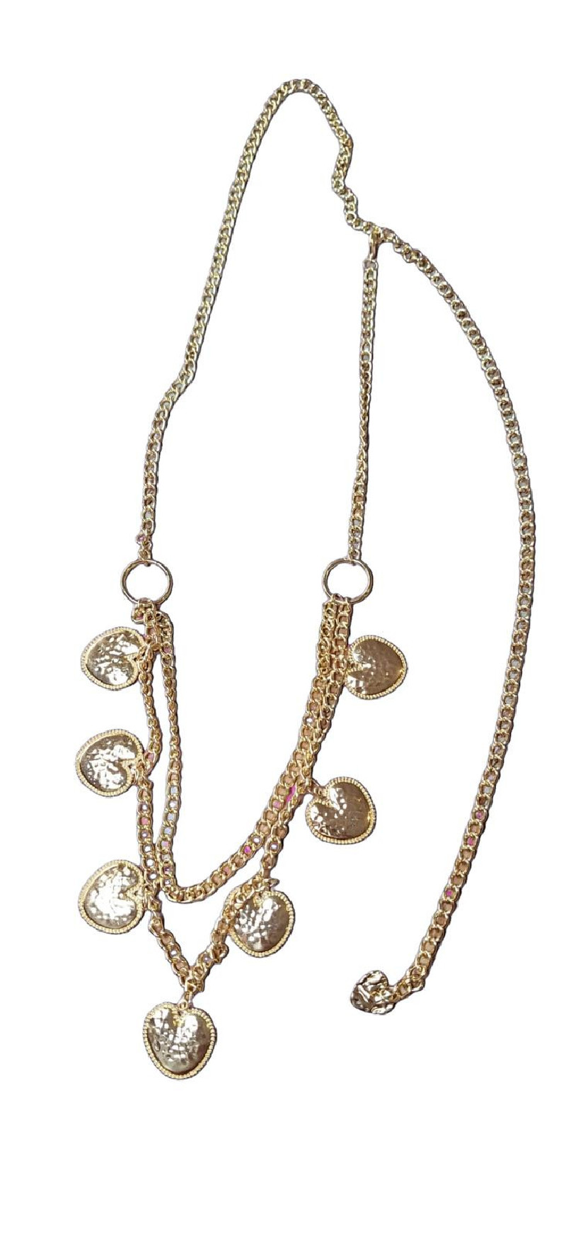 CORAZA, dorado, cinturón/collar