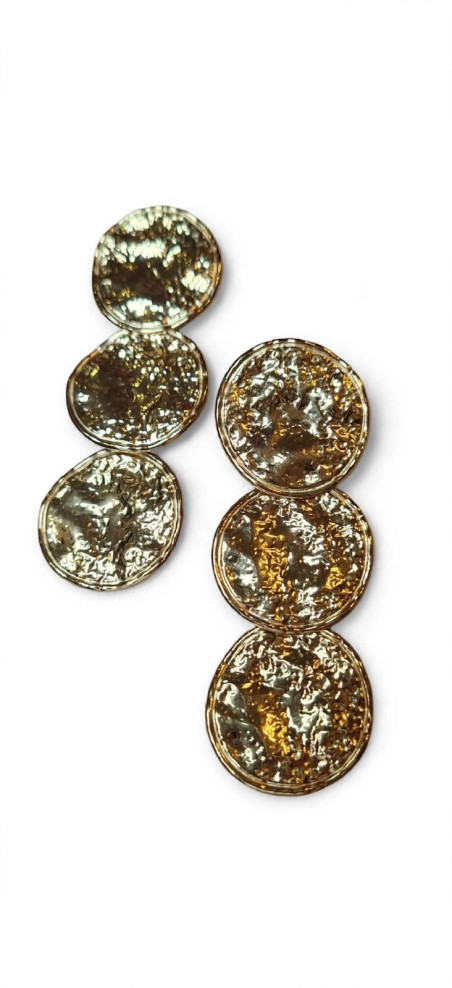 DOCIO  pendientes dorados