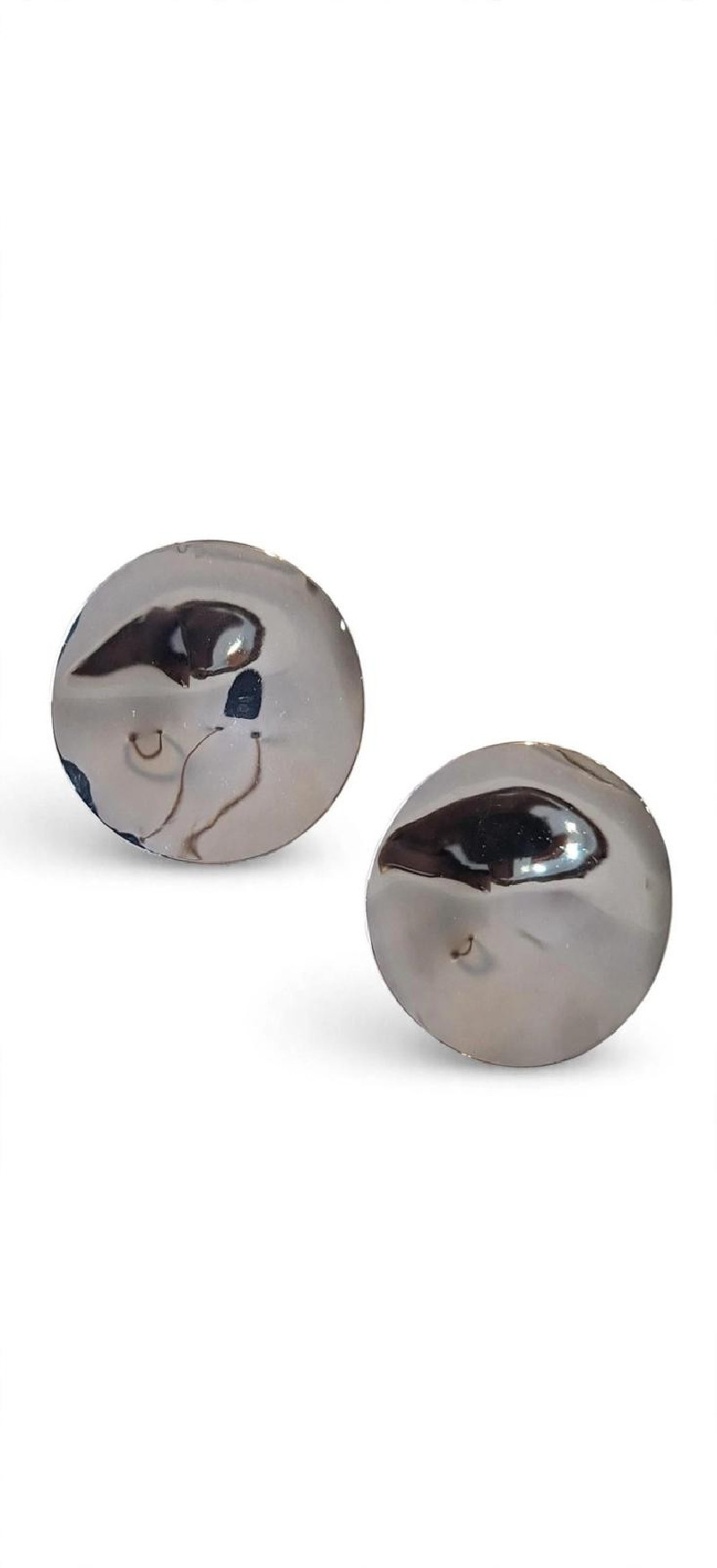 DOT plata, pendientes