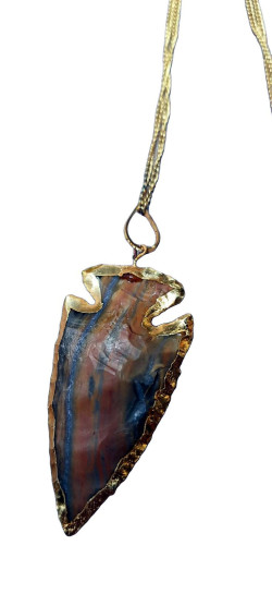 SILVERO tierra, colgante piedra