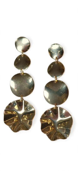 TURI dorado, pendientes