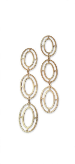 SIMOS dorado, pendientes