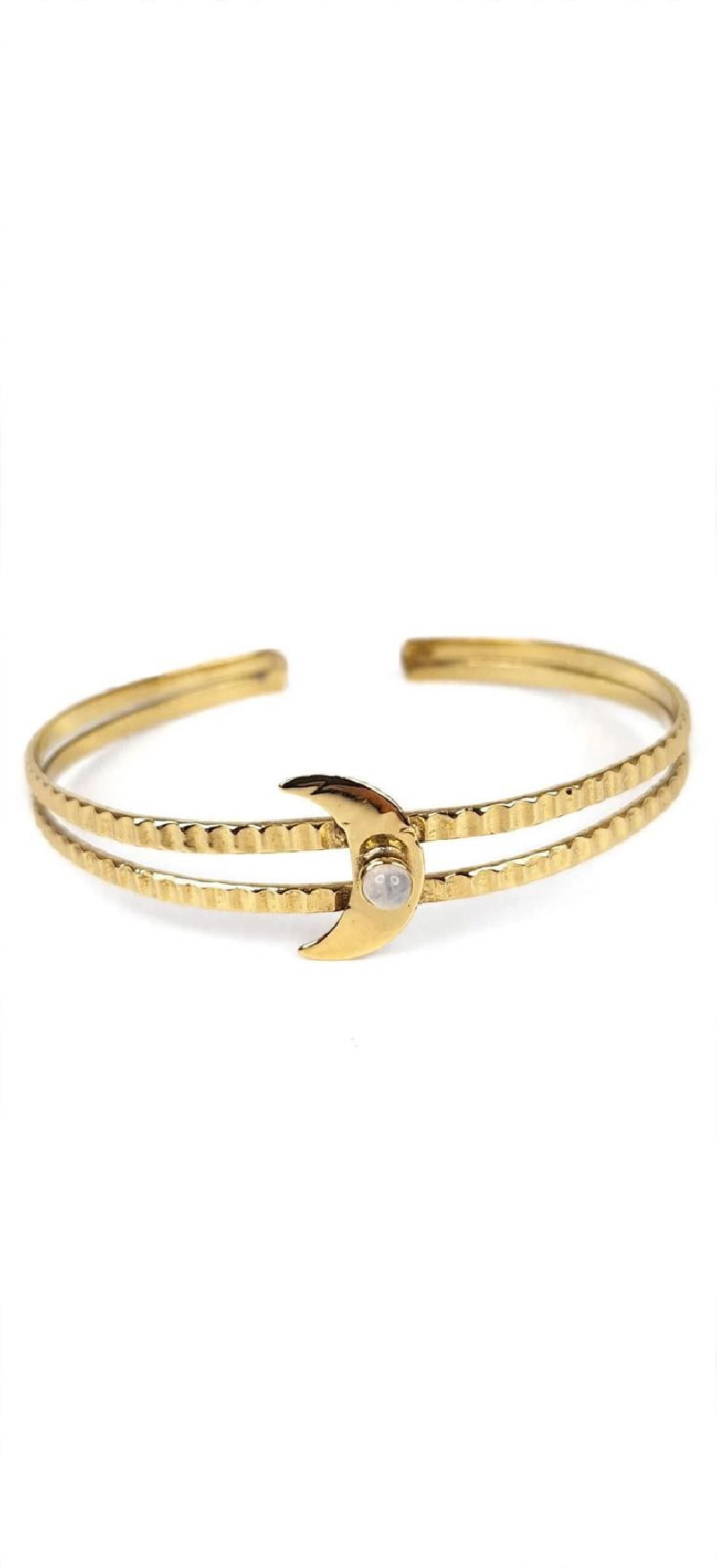 MOON dorada, pulsera