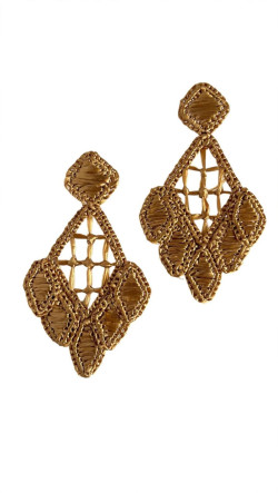 TODELO dorados, pendientes