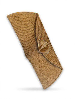 AZORI, Camel Rafia Bolso