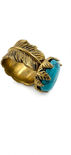 TURQUESA, Dorado Anillo